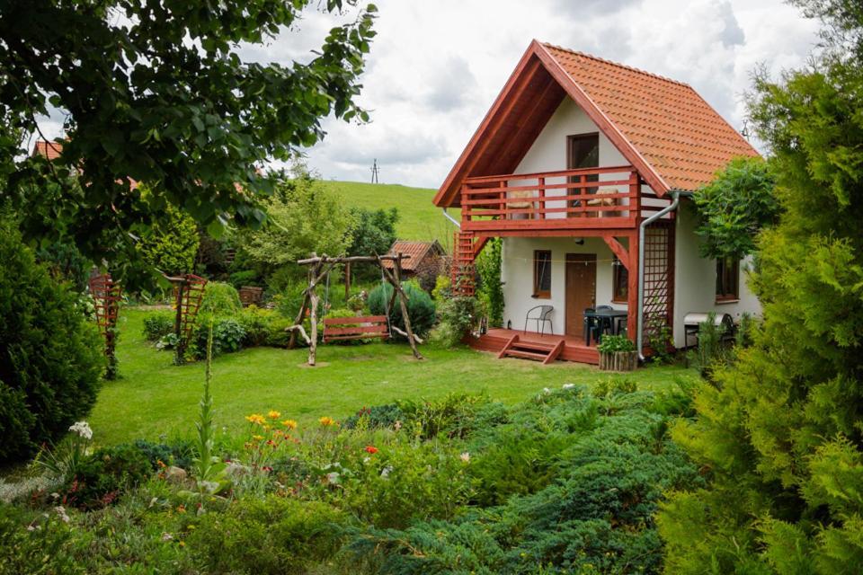 Domki Letniskowe "Pod Lipa" Villa Zełwągi Buitenkant foto